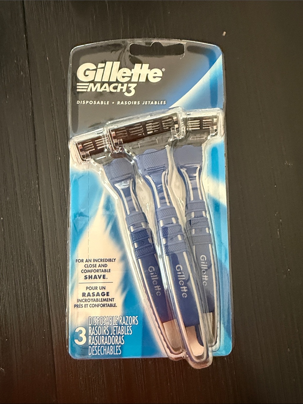 NWT Gillette Mach3 Disposable Razors - (3 Pack)